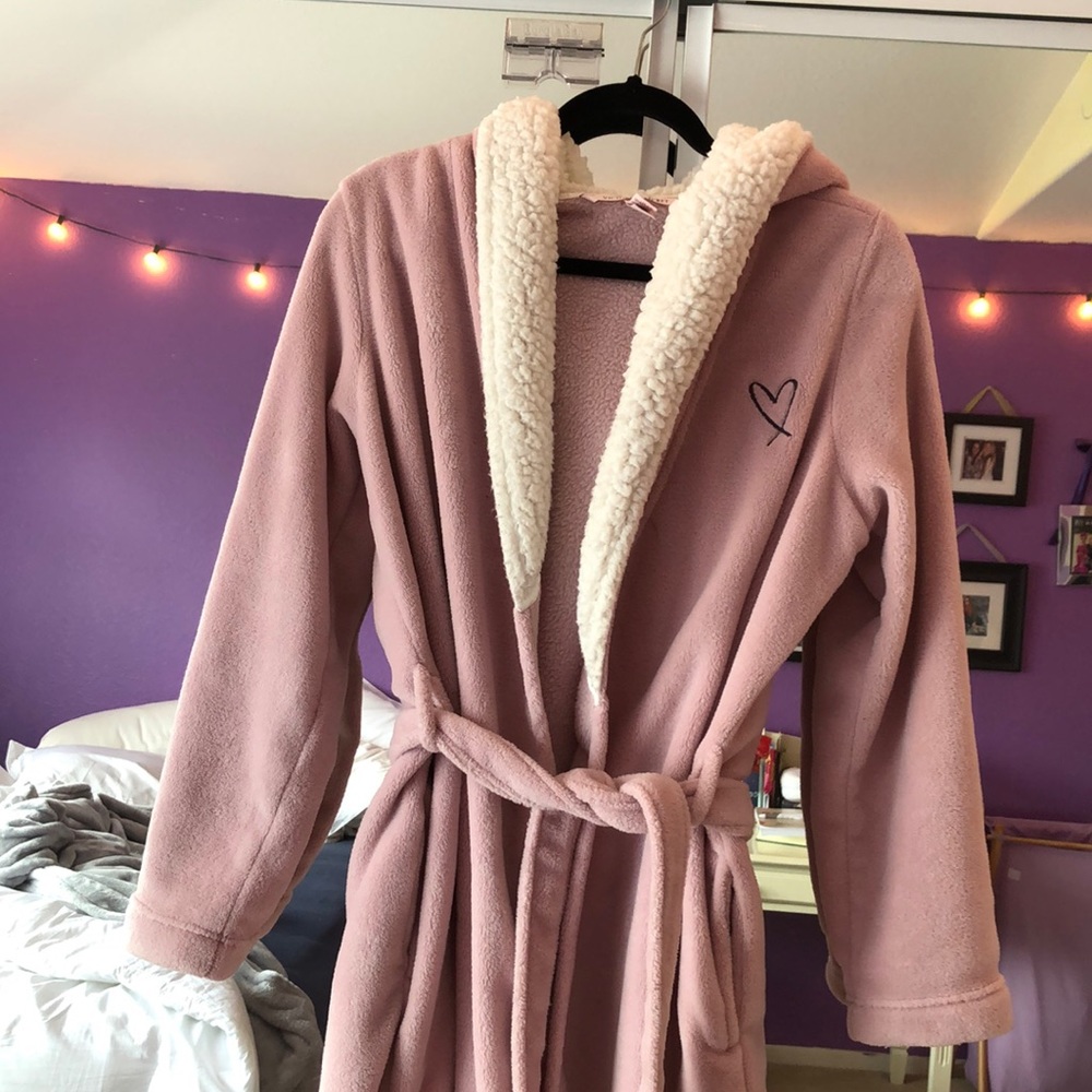 Victoria’s Secret Pink Fur Robe